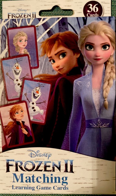 Disney Frozen II Learning Game Elsa Anna 36 Memory Match Cards for sale online | eBay