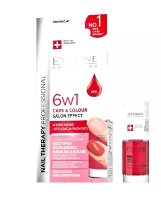 EVELINE COSMETICS EVELINE Nail Therapy Professional Nail Conditioner giving color Care&Color 6in1