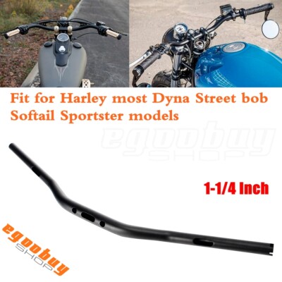 Motorcycle 1-1/4'' Handlebar Fit For Harley Softail Dyna Fat Bob FXDF Slim FLS