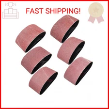 Sackorange 18 PCS 2-1/2 x 16 Inch Abrasive Sanding Belts - 3 Each of 60 80 120 1