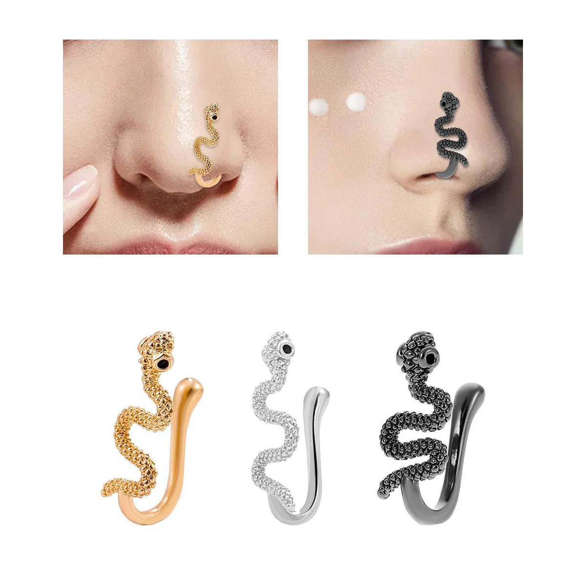 Snake sale nose piercing
