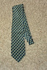 Ties to Nature men  s 100 silk handmade dolphin necktie ocean conservation