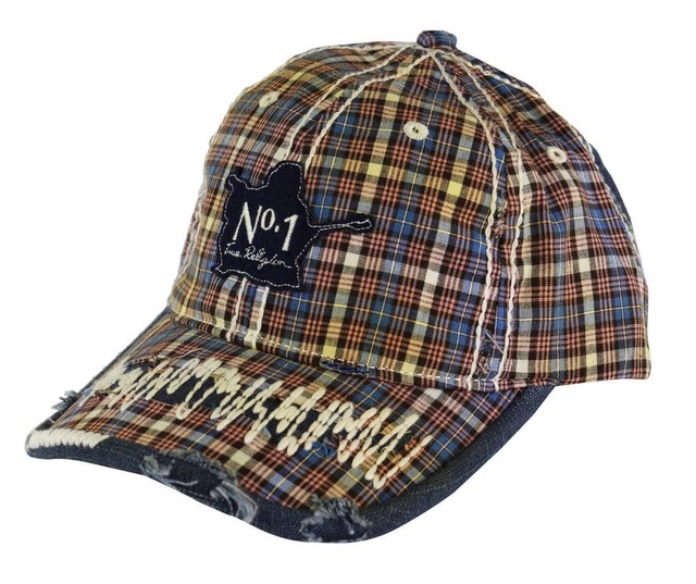 plaid trucker hat