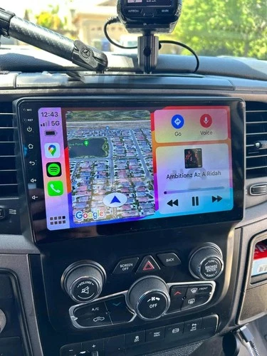 Car Carplay Radio Stereo GPS Android For Dodge Ram 1500 2500 3500 2013-2018 64GB