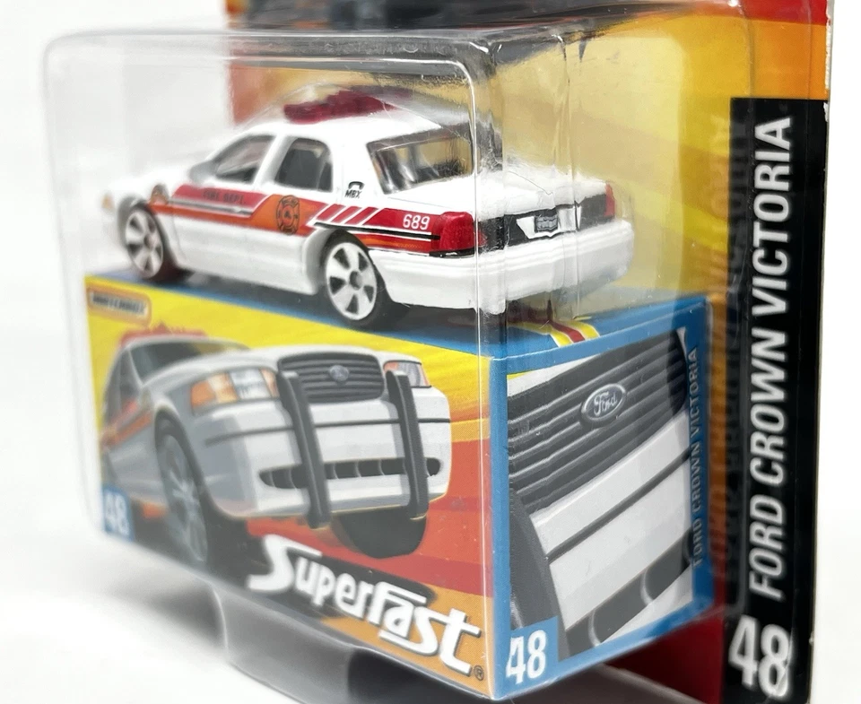 2006 Matchbox Superfast Ford Crown Victoria 48 Fire Dept Limited Edition - Image 3 of 4