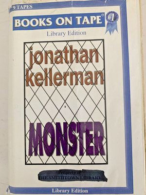 GOOD-Monster Author: Jonthan Kellerman Audio  Cassette Unabridged