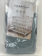 BreathableBaby Breathable Mesh Liner for Full-Size Cribs, Deluxe Seaglass Green