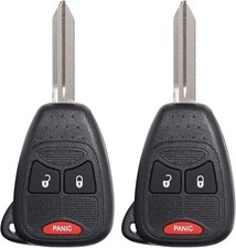 MechanMagic Remote Key Fob Replacement Fits for Dodge Ram 1500 2500 Black