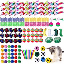 Shappy 150 Pcs Cat Toys for Indoor Cats Bulk, Kitten Toys Pack, Variety Interact