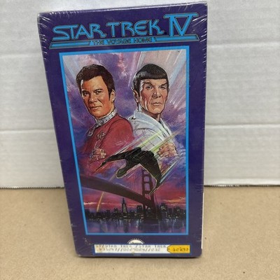 Star Trek IV 4: The Voyage Home (VHS, 1986) Sci-Fi Movie William Shatner Nemoy