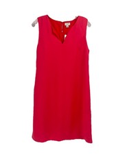 J Crew Coral Suiting Dress Sleeveless Minimalist Workwear Summer Sz 10 NWT BO652