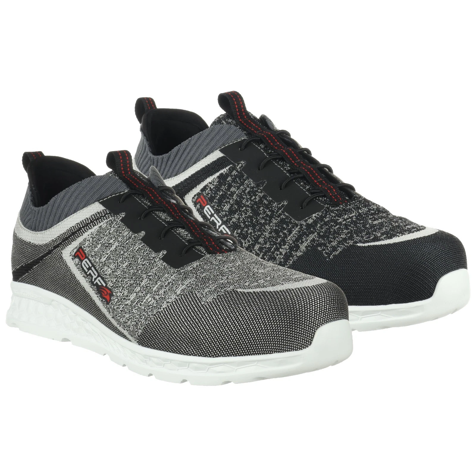Perf - Blade - Ultra Lightweight Slip-On Safety Trainers - Grey or Black