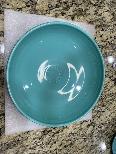 Fiesta Homer Laughlin  Turquoise Bistro Bowl 10.25 Inch Diameter