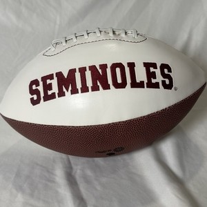 Rawlings FSU Seminoles White Panel Football Embroidered NCAA ACC Collectible