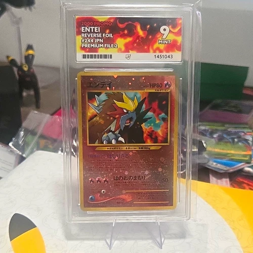 Pokémon TCG - Entei 244 - Neo Premium File 2 - Promo Reverse Foil - Ace 9