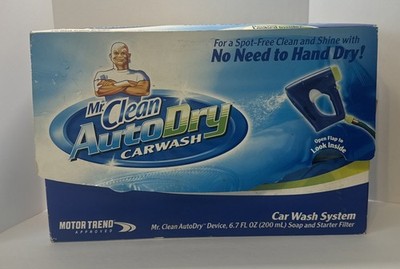 Mr Clean Auto Dry Car Wash System, Device Soap Filter Kit Bundle New Open Box