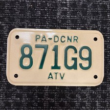 Original US Motorrad Kennzeichen Nummernschild USA 🇺🇸 Pennsylvania 
