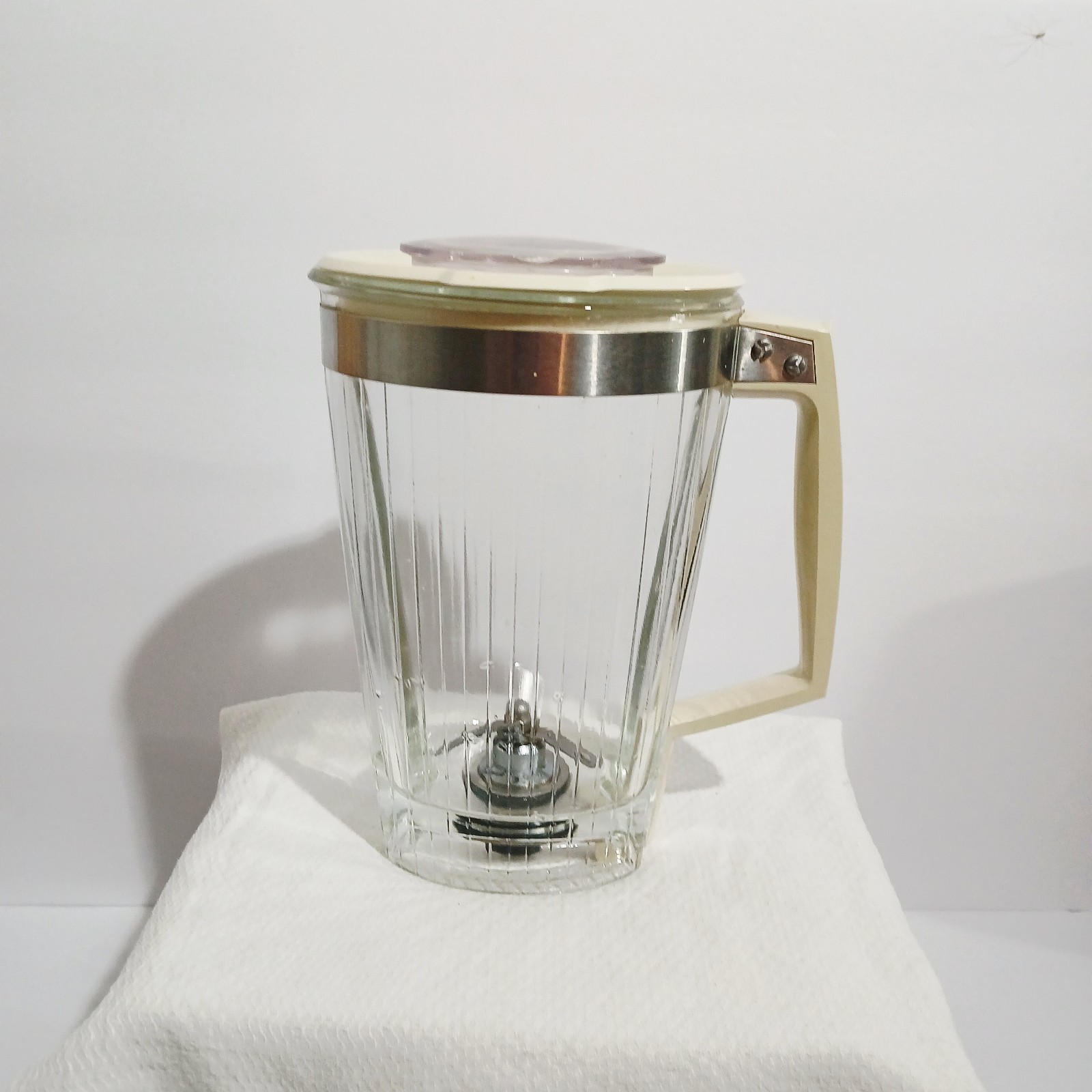 Vintage General Electric Blender, Oval Glass JAR ONLY, Beige