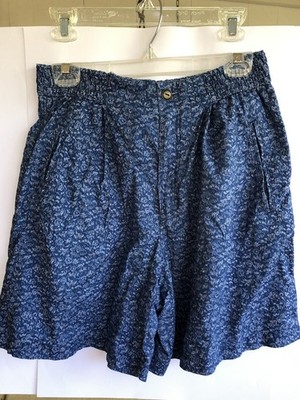 Liz Claiborne Shorts  Lizwear Size Medium Stretch Waist 90s Vintage