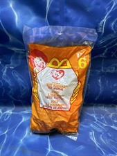 1999 McDonald  s Happy Meal TY Iggy The Iguana Teenie Beanie Baby Sealed 6