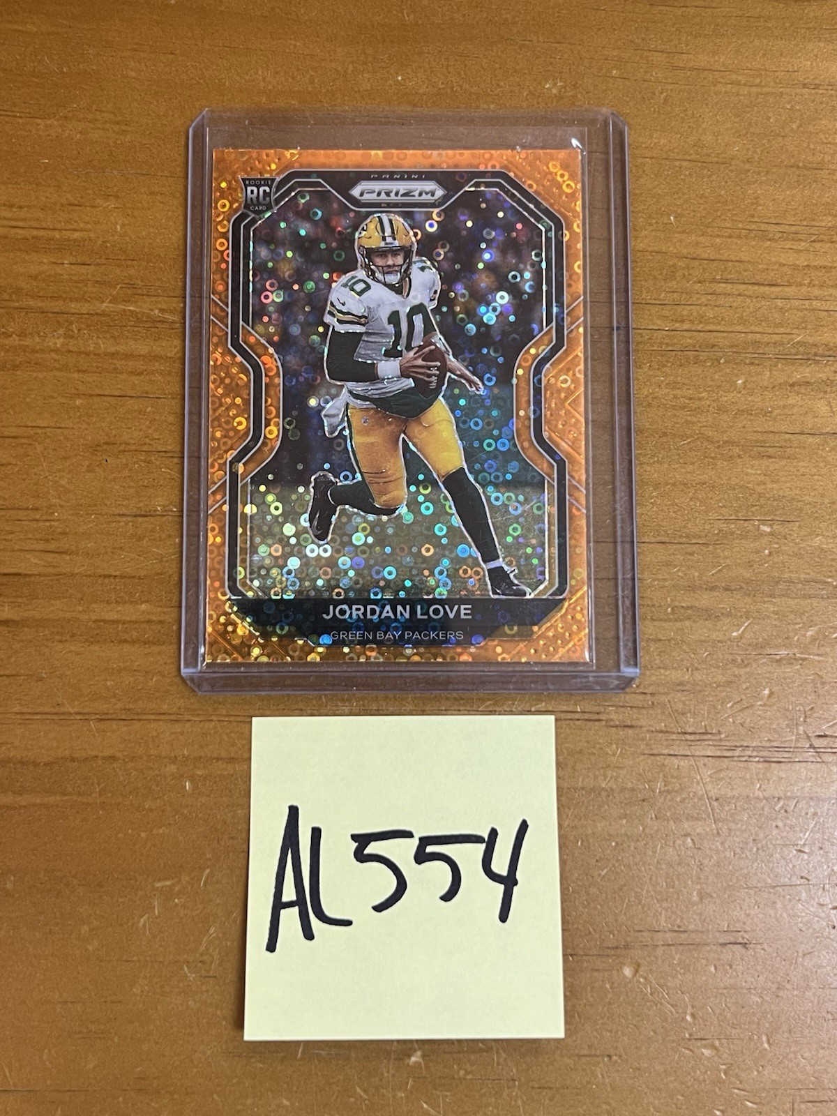 2020 Panini Prizm Rookie Jordan Love Orange Disco Prizm #363 Packers Football
