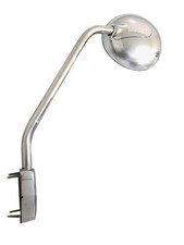 Replacement Hood Mirror Left Driver Side Stainless Steel for Kenworth T680 Peter