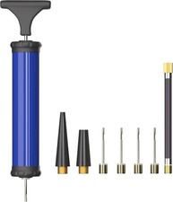 HDNNC Portable Ball Pump Air Pump Hand Pump Inflator Kit with 4 Needles 2