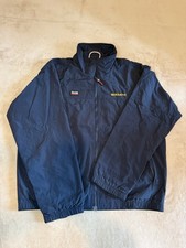 SLAM Movento Mens Windbreaker Jacket Blu Nylon VTG size M/L