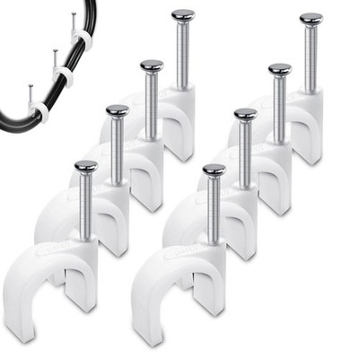 Cable Clamps Nail Clamps 10mm Cable Clamps 200pcs Cable Holder Wall to...