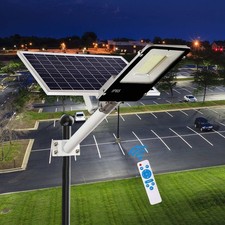 Commercial Solar Street Lights Outdoor Dusk to Dawn Solar Super Bright IP65 UK