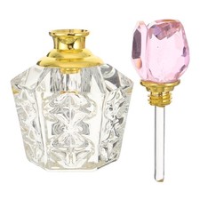 Crystal Glass Perfume Bottle Small Bottles for Oil Perfumes Empty Essential