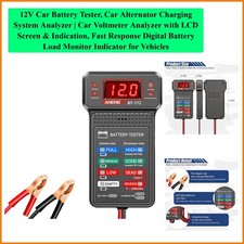 12v Car Battery Tester Car Alternator Charging System Analyzer Car Voltmet...