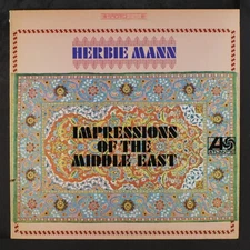 HERBIE MANN: impressions of the middle east Atlantic 12" LP 33 RPM