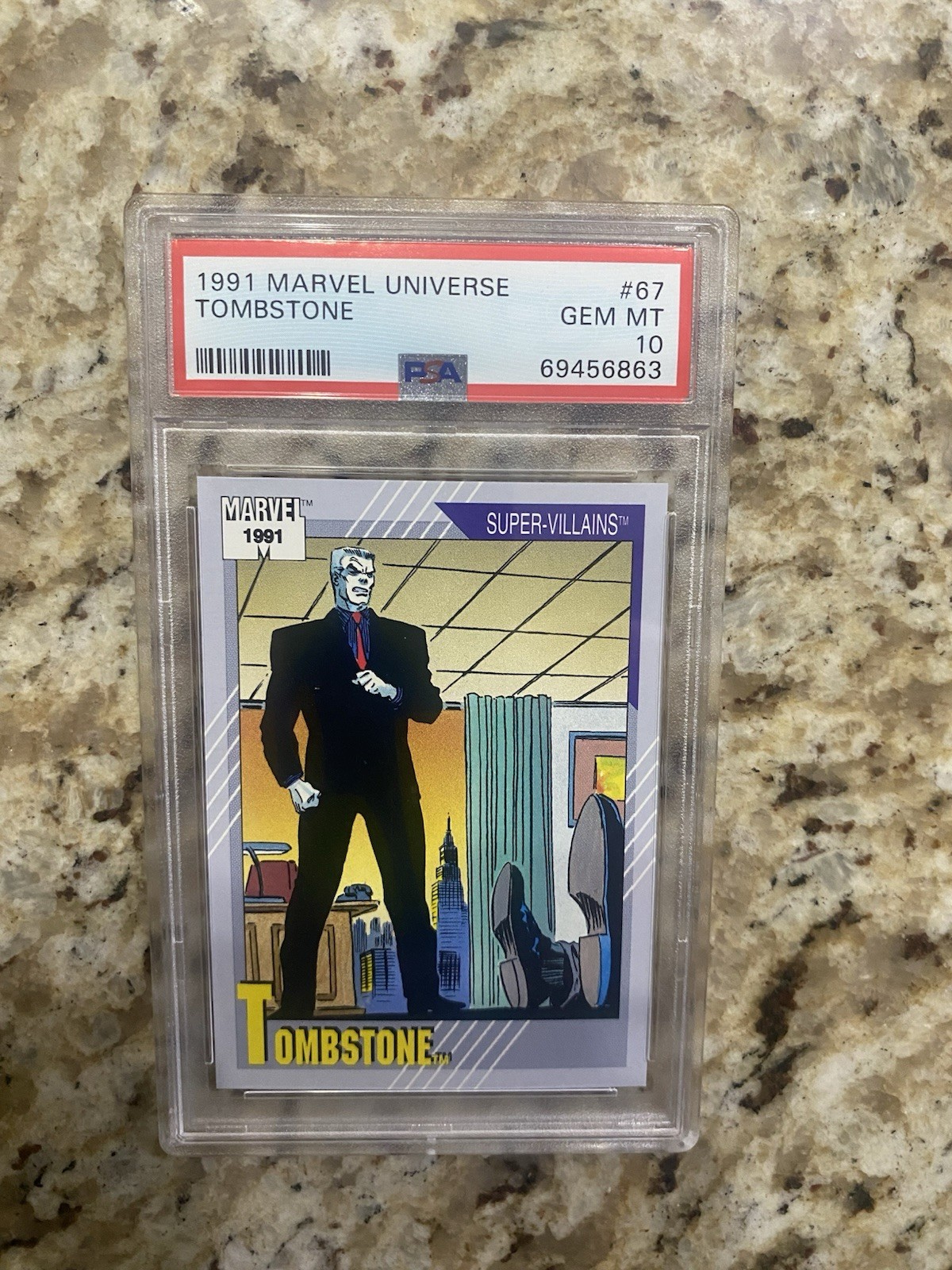 1991 Impel Marvel Universe Tombstone #67 PSA 10 Gem Mint *pop 22