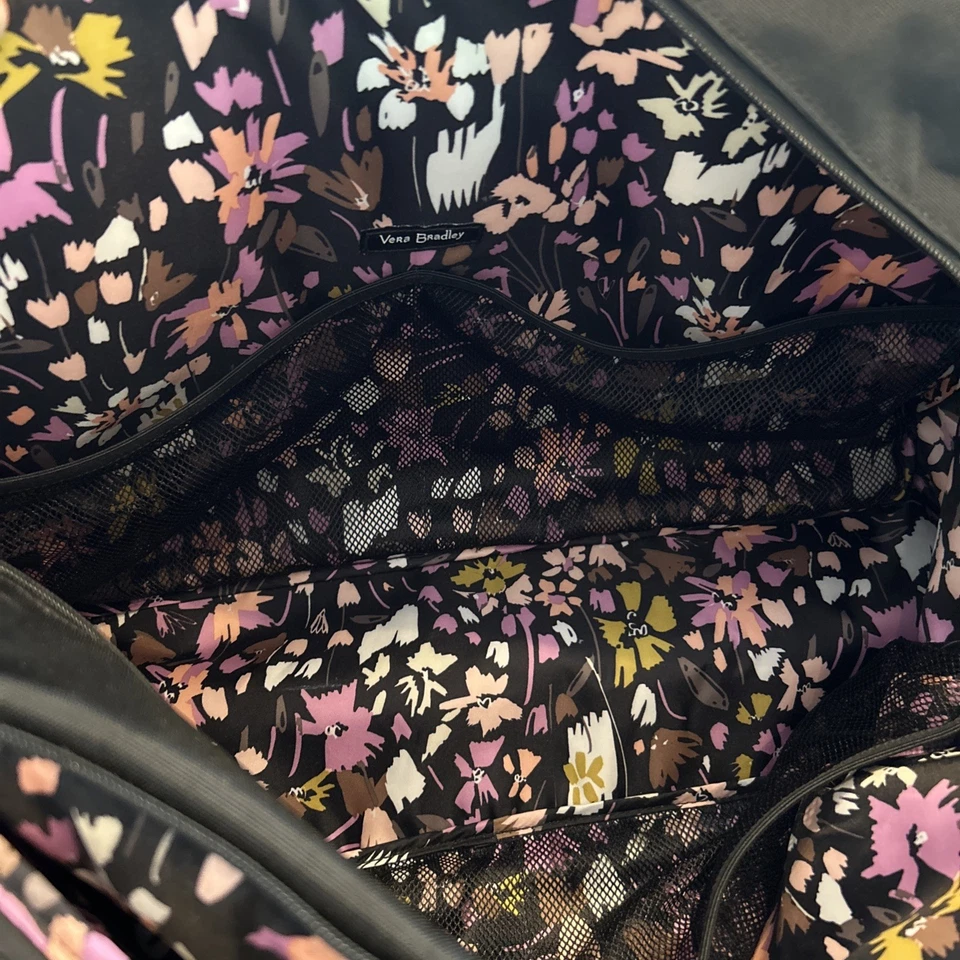 Vera Bradley Lighten Up Compacto Fin de Semana Bolsa de Viaje para Laptop Negro Foto 4 de 4