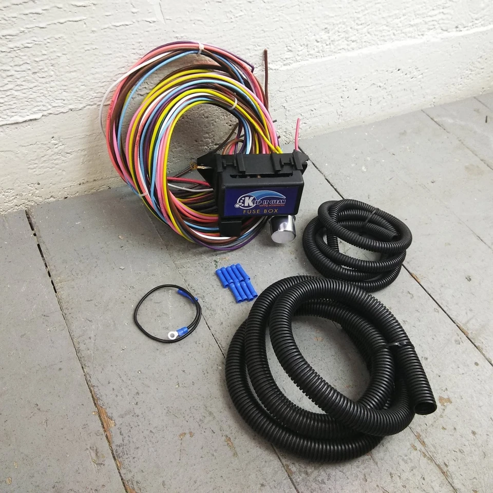 Arnés de cables Packard 8 circuitos 1932-1948 se adapta a terminal indoloro nuevo compacto Foto 3 de 4