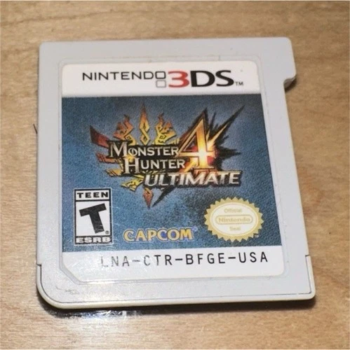 Monster Hunter 4 Ultimate (3DS, 2015) - Cartridge Only *TESTED*