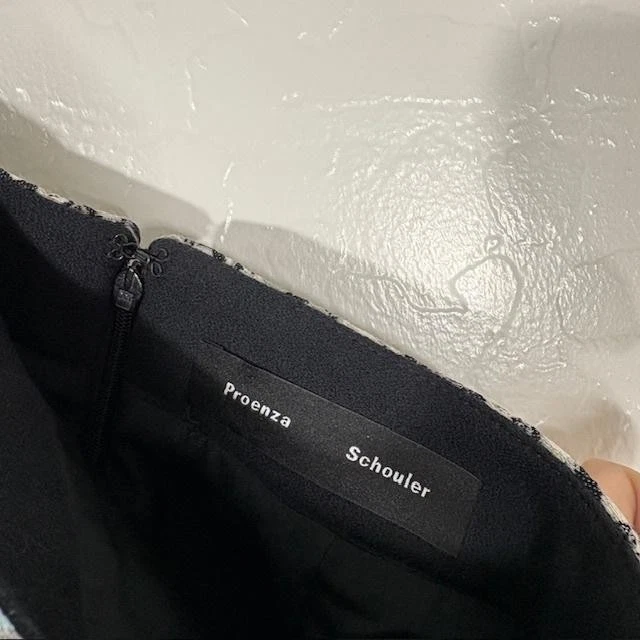 Proenza Schouler Skirt Womens Small Wool Blend Textured Mini Made in Italy — 第 4/4 张图片