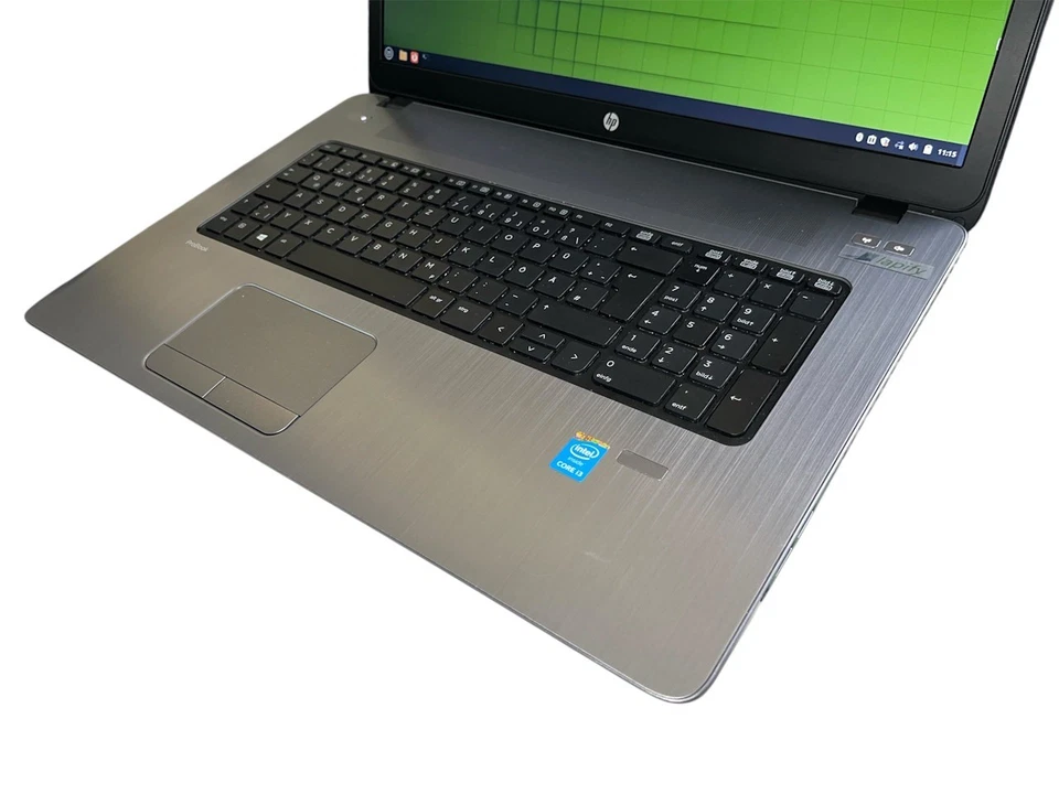 Linux Laptop 17 Zoll mit Laufwerk, HP ProBook 470, i3, 8GB RAM, 256GB SSD, Mint - Bild 2 von 3