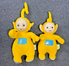 Teletubbies Laa-Laa Plush Lot 2 Yellow 90s Talking Doll DOES NOT WORK