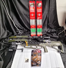 TenPoint Turbo S1 Crossbow Kit in Moss Green Bundle ~ 9 Bolts ~ 3 Broadheads
