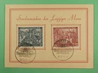 DR WHO 1949 GERMANY FDC LEIPZIG FAIR MAXIMUM CARD SEMI POST COMBO R39102