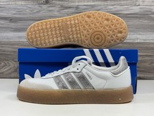 adidas Sambae White Silver Metallic Gum W for sale | eBay