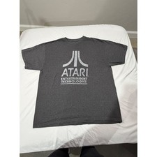 Atari Entertainment Technologies Graphic T-Shirt Mens XL Gray Short Sleeve Retro