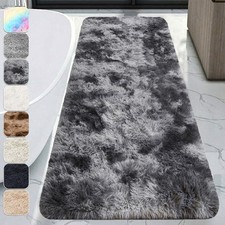 Extra Long Non Slip Shaggy Bath Mat Bathroom Rugs Super Soft Washable Floor Mats