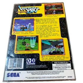 Virtual On Cyber TroopersCIB  Sega Saturn W/Manual Reg Card 