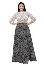 Indian Bollywood Ethnic Long Skirt Women Designer Party Wear Flared Skirt Dress