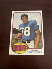 1976 Topps - Bob Tucker #417 New York Giants Bloomsburg State University