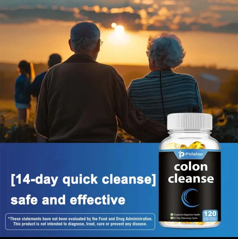 #1 Colon Cleanse Senna Leaf Ext. Cascara Sagrada Bark Psyllium Husk Gut Health - Image 4 of 4