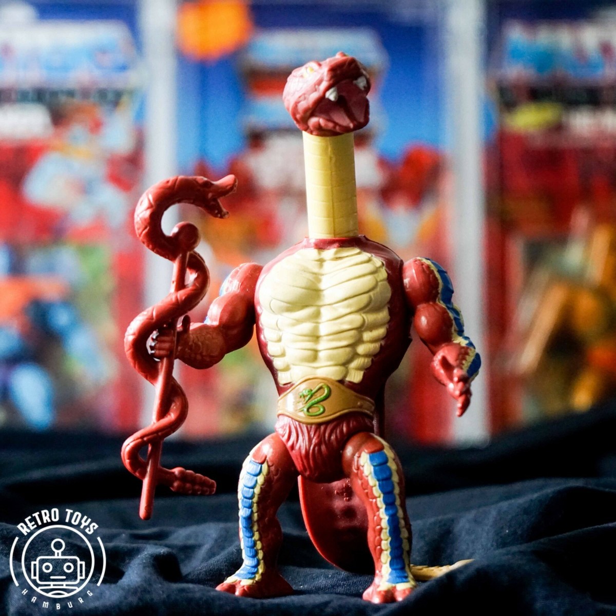 Serpentor figurine d'occasion musclor - maitres de l'univers - mattel